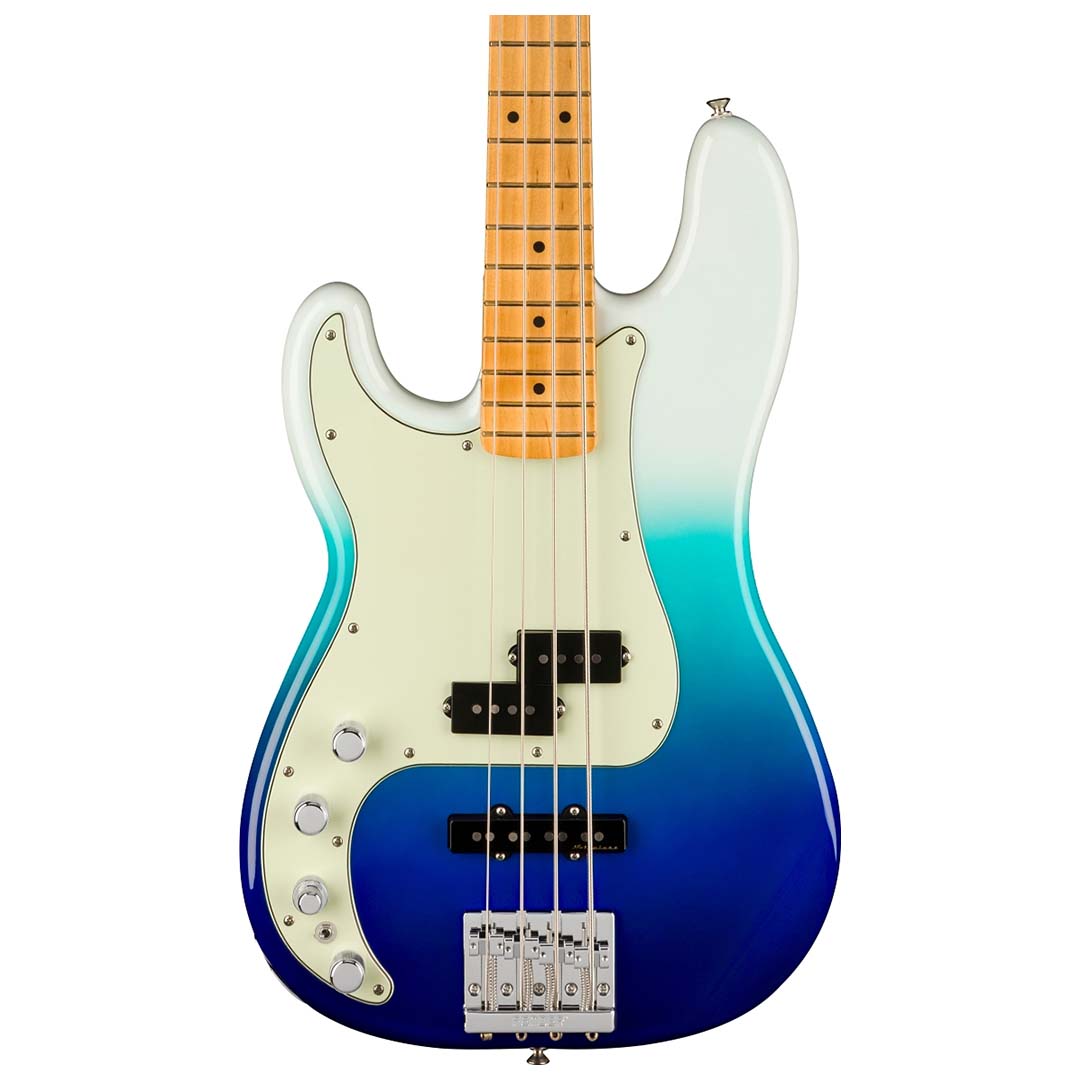 Player Plus Precision Bass®, Left-Hand, Maple Fingerboard, Belair Blue
