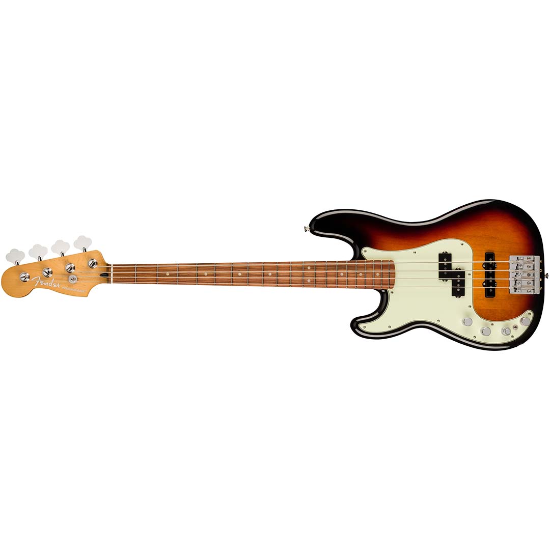Player Plus Precision Bass®, Left-Hand, Pau Ferro Fingerboard, 3-Color Sunburst - Image 2