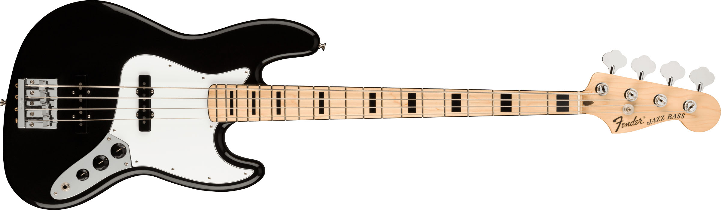 Geddy Lee Jazz Bass®, Maple Fingerboard, Black - Image 2