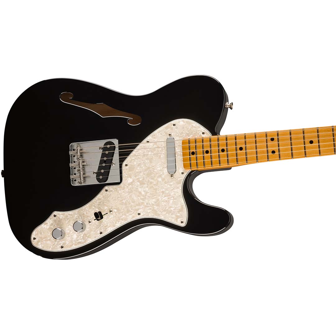 Vintera® II '60s Telecaster® Thinline, Maple Fingerboard, Black - Image 5