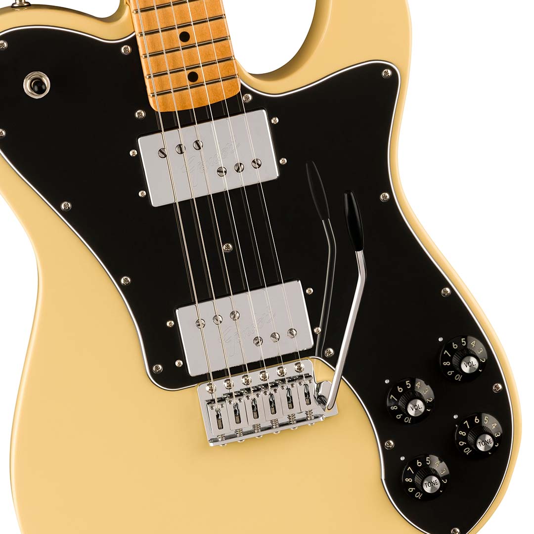 Vintera® II '70s Telecaster® Deluxe with Tremolo, Maple Fingerboard, Vintage White - Image 4