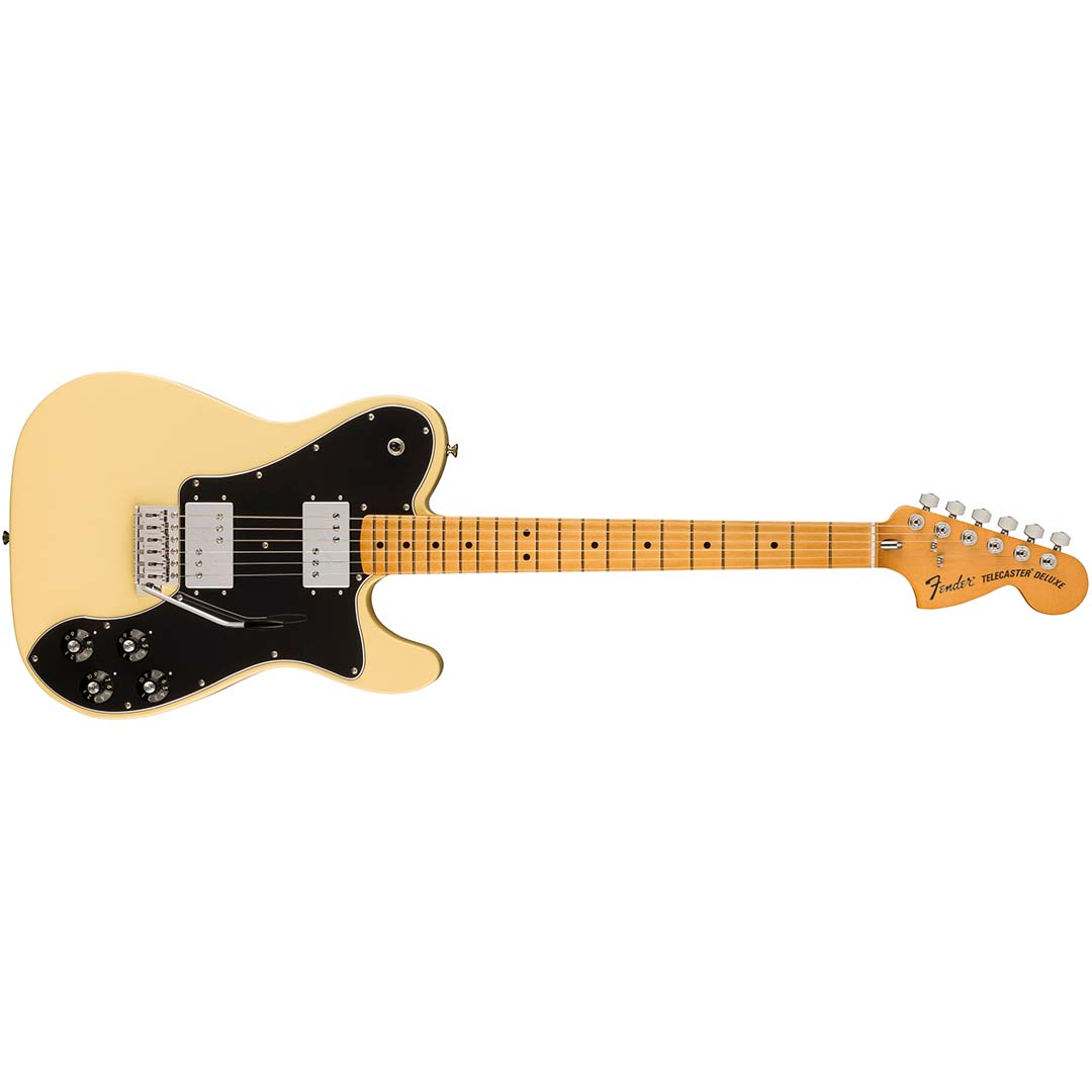 Vintera® II '70s Telecaster® Deluxe with Tremolo, Maple Fingerboard, Vintage White - Image 2