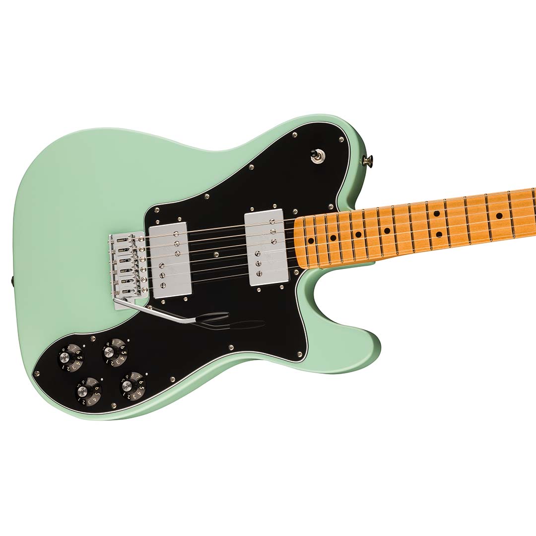 Vintera® II '70s Telecaster® Deluxe with Tremolo, Maple Fingerboard, Surf Green - Image 5