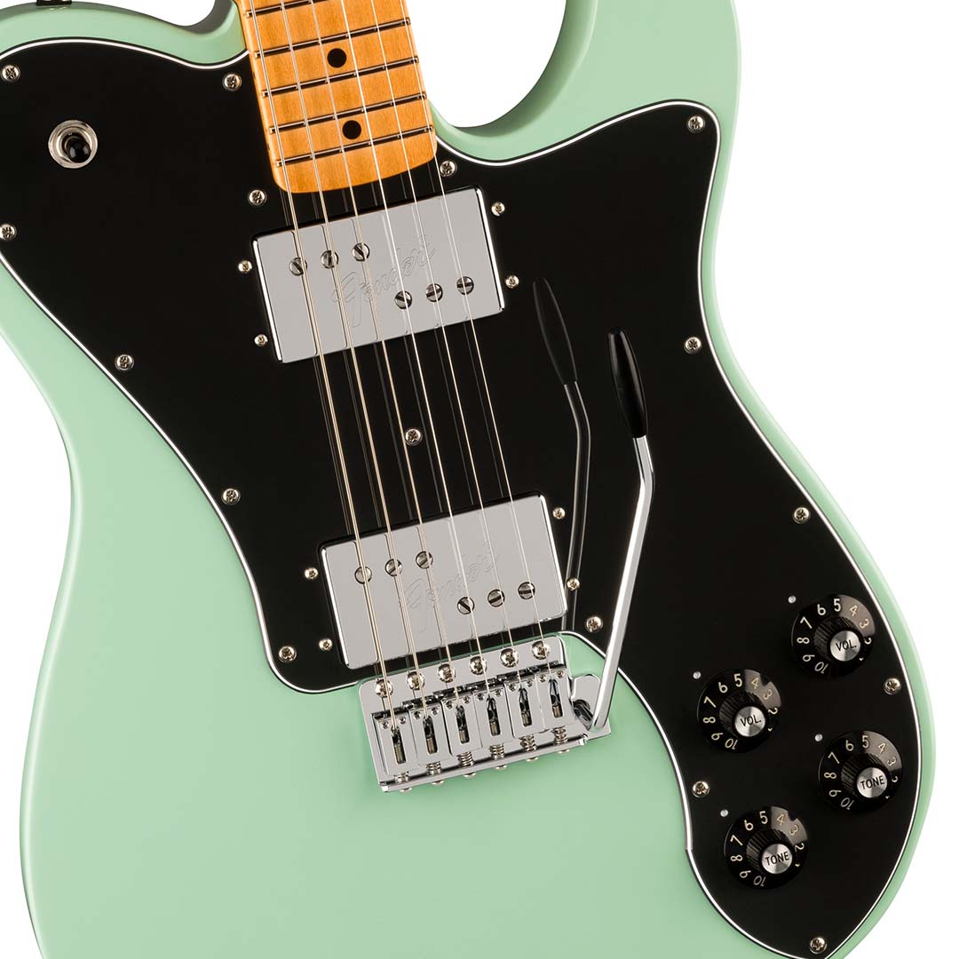 Vintera® II '70s Telecaster® Deluxe with Tremolo, Maple Fingerboard, Surf Green - Image 4