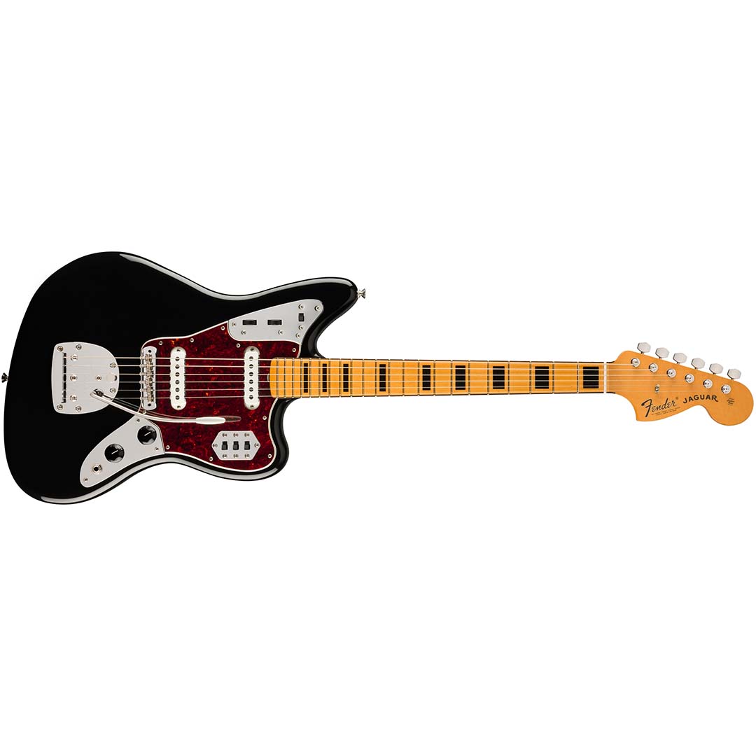 Vintera® II '70s Jaguar®, Maple Fingerboard, Black - Image 2
