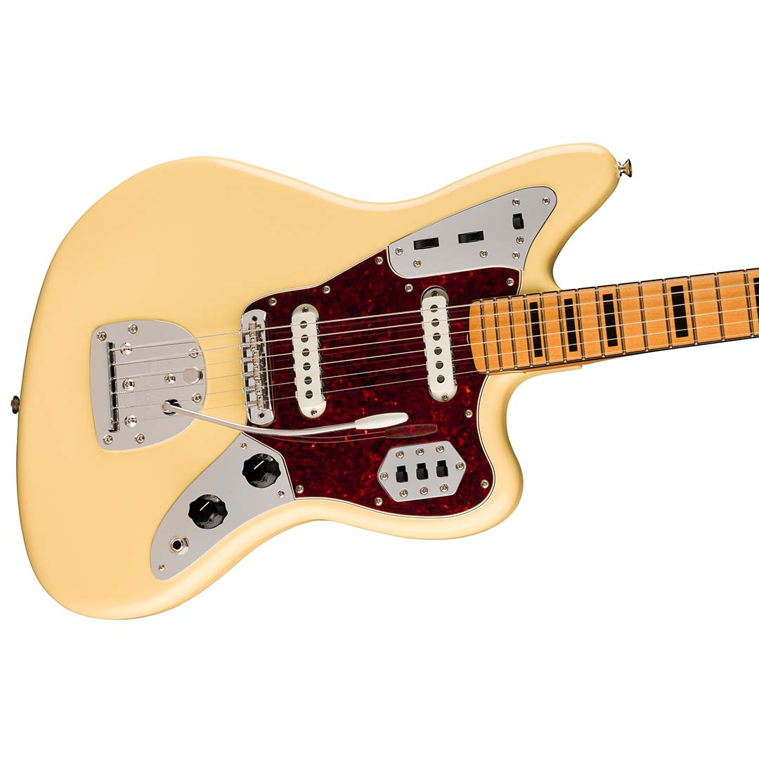 Vintera® II '70s Jaguar®, Maple Fingerboard, Vintage White - Image 5
