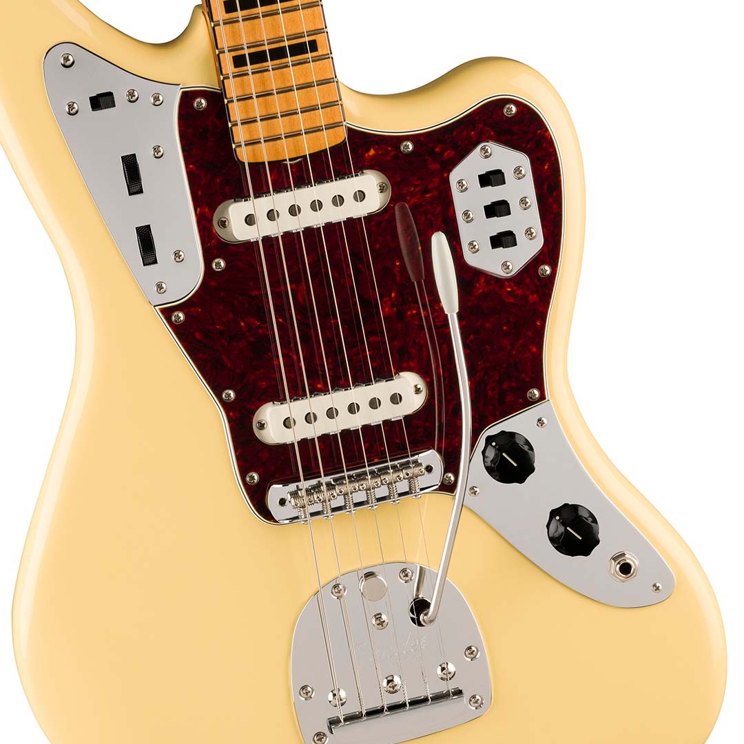 Vintera® II '70s Jaguar®, Maple Fingerboard, Vintage White - Image 4
