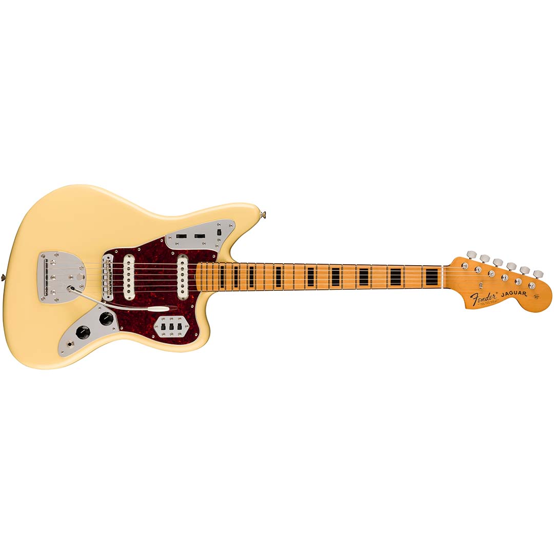 Vintera® II '70s Jaguar®, Maple Fingerboard, Vintage White - Image 2