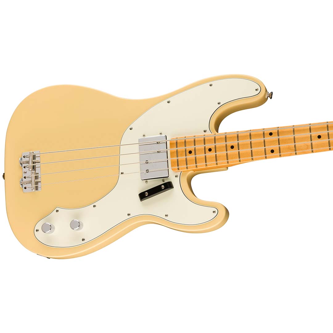 Vintera® II '70s Telecaster® Bass, Maple Fingerboard, Vintage White - Image 5