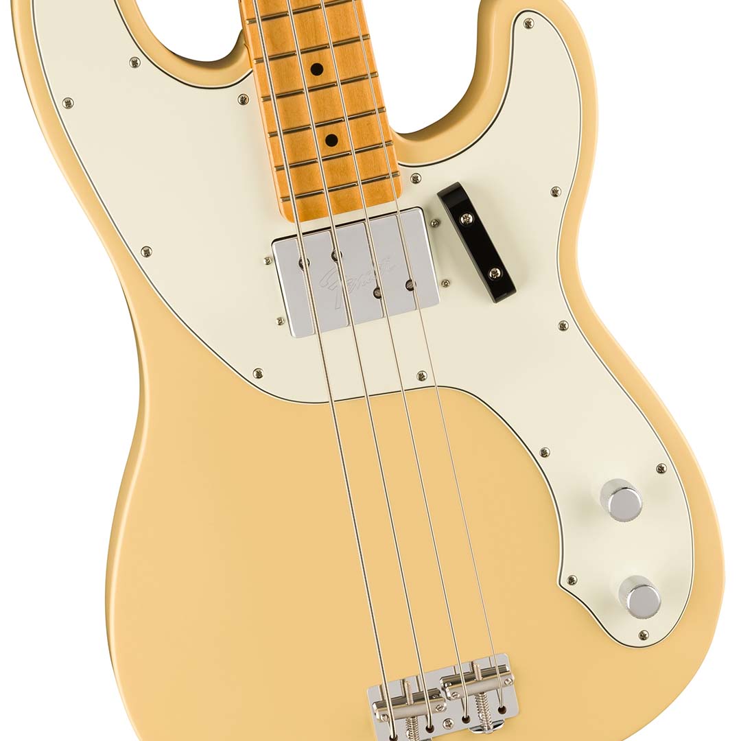 Vintera® II '70s Telecaster® Bass, Maple Fingerboard, Vintage White - Image 4