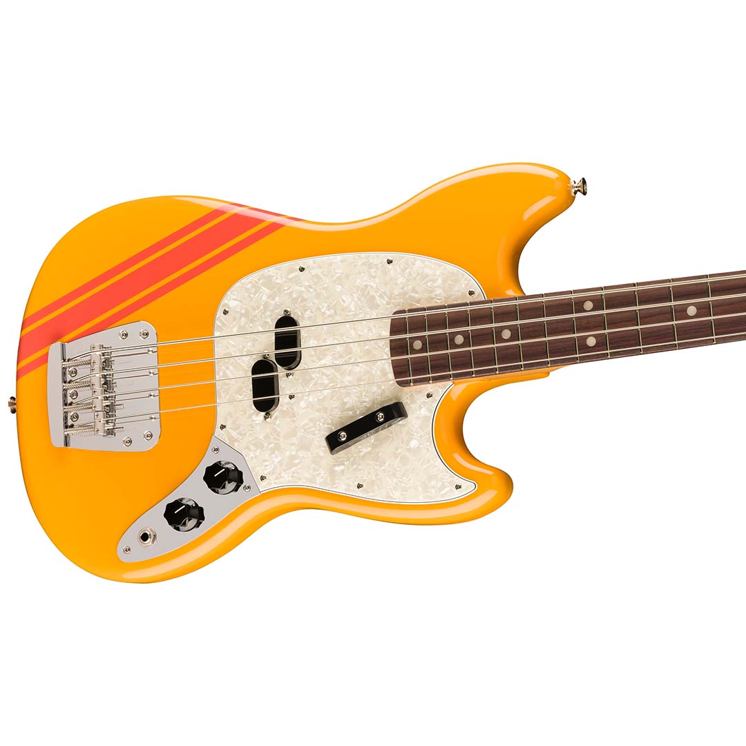 Vintera® II '70s Competition Mustang® Bass, Rosewood Fingerboard, Competition Orange - Image 5