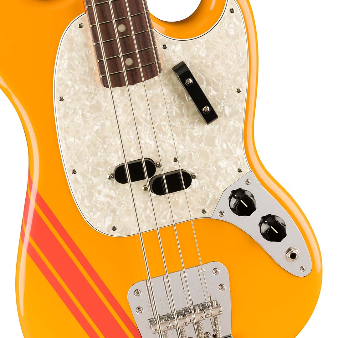 Vintera® II '70s Competition Mustang® Bass, Rosewood Fingerboard, Competition Orange - Image 4