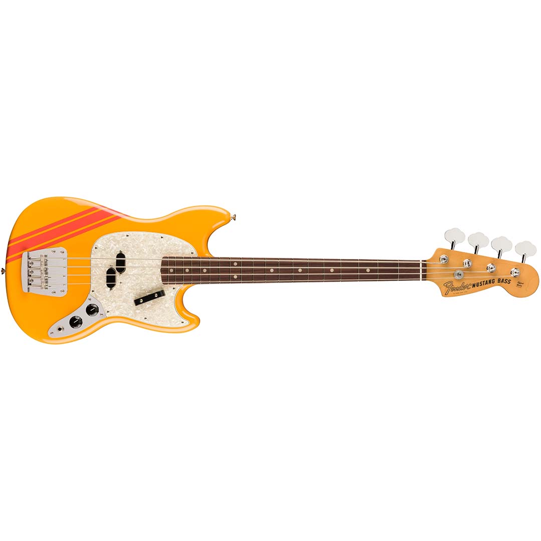 Vintera® II '70s Competition Mustang® Bass, Rosewood Fingerboard, Competition Orange - Image 2
