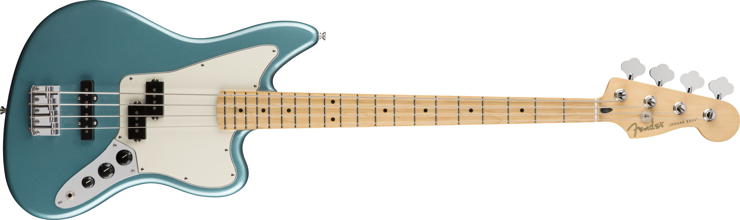 Player Jaguar® Bass, Maple Fingerboard, Tidepool - Image 2