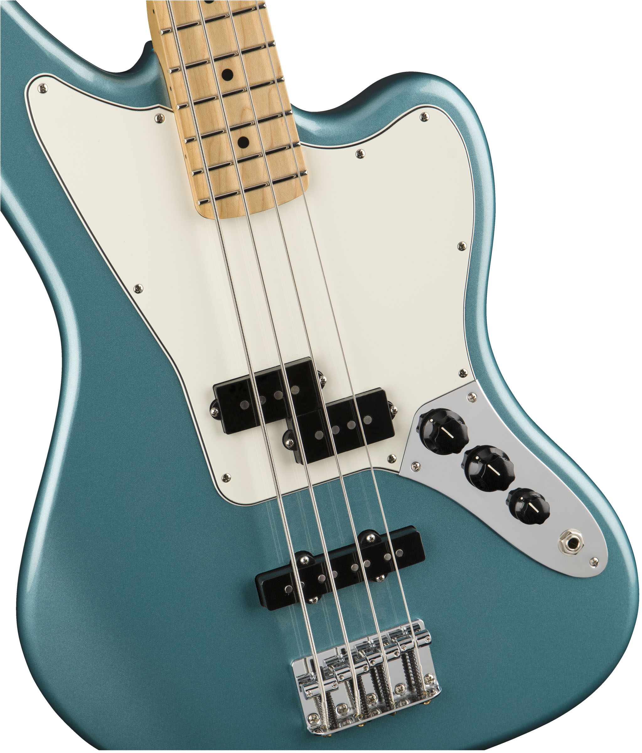 Player Jaguar® Bass, Maple Fingerboard, Tidepool - Image 4