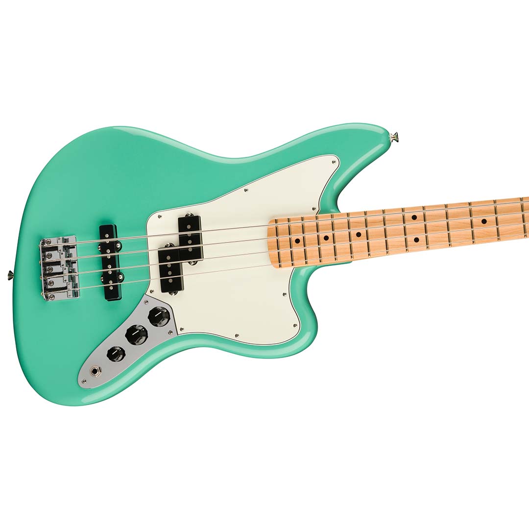 Player Jaguar® Bass, Maple Fingerboard, Sea Foam Green - Image 5