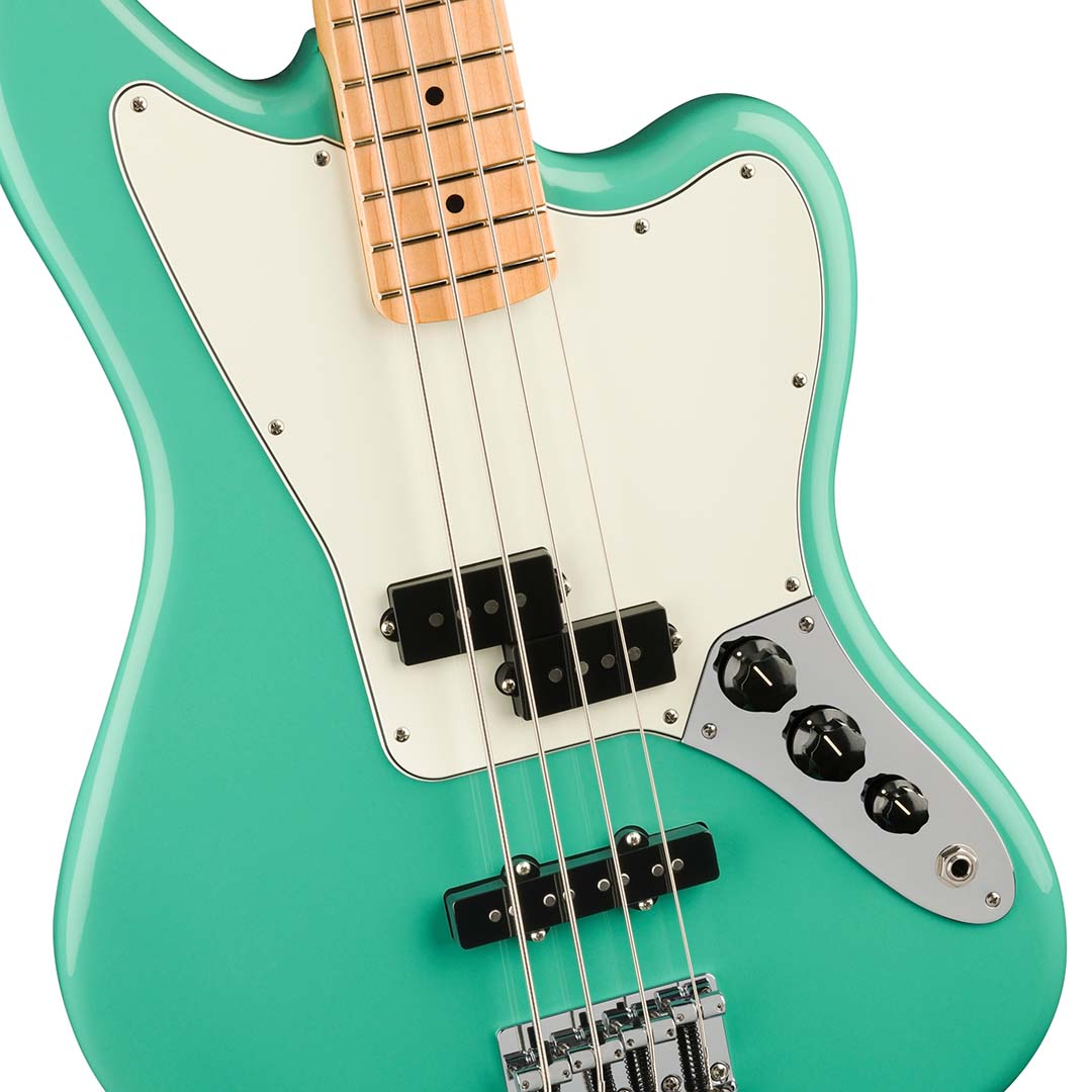 Player Jaguar® Bass, Maple Fingerboard, Sea Foam Green - Image 4