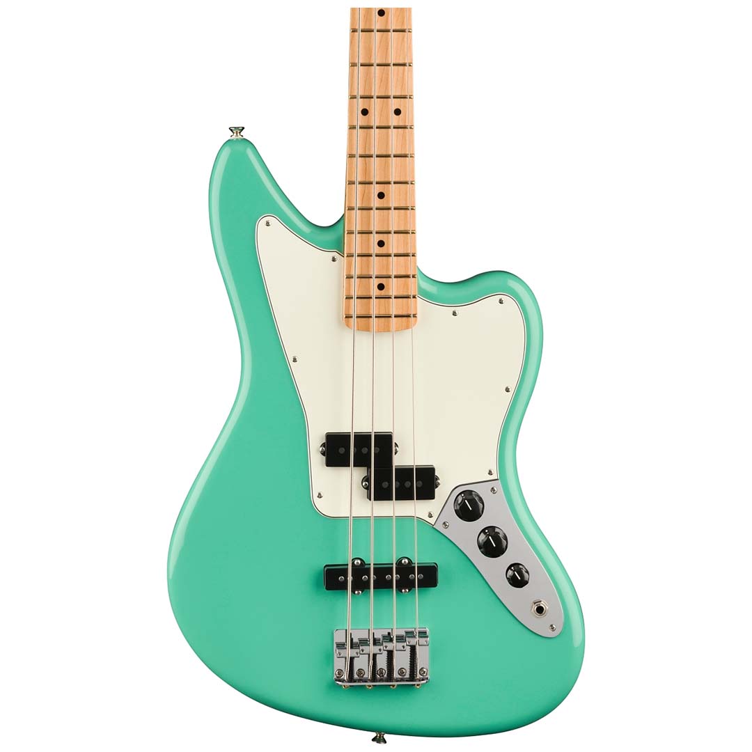 Player Jaguar® Bass, Maple Fingerboard, Sea Foam Green