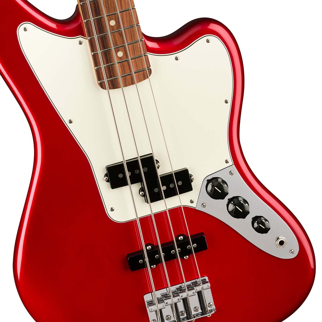 Player Jaguar® Bass, Pau Ferro Fingerboard, Candy Apple Red - Image 4