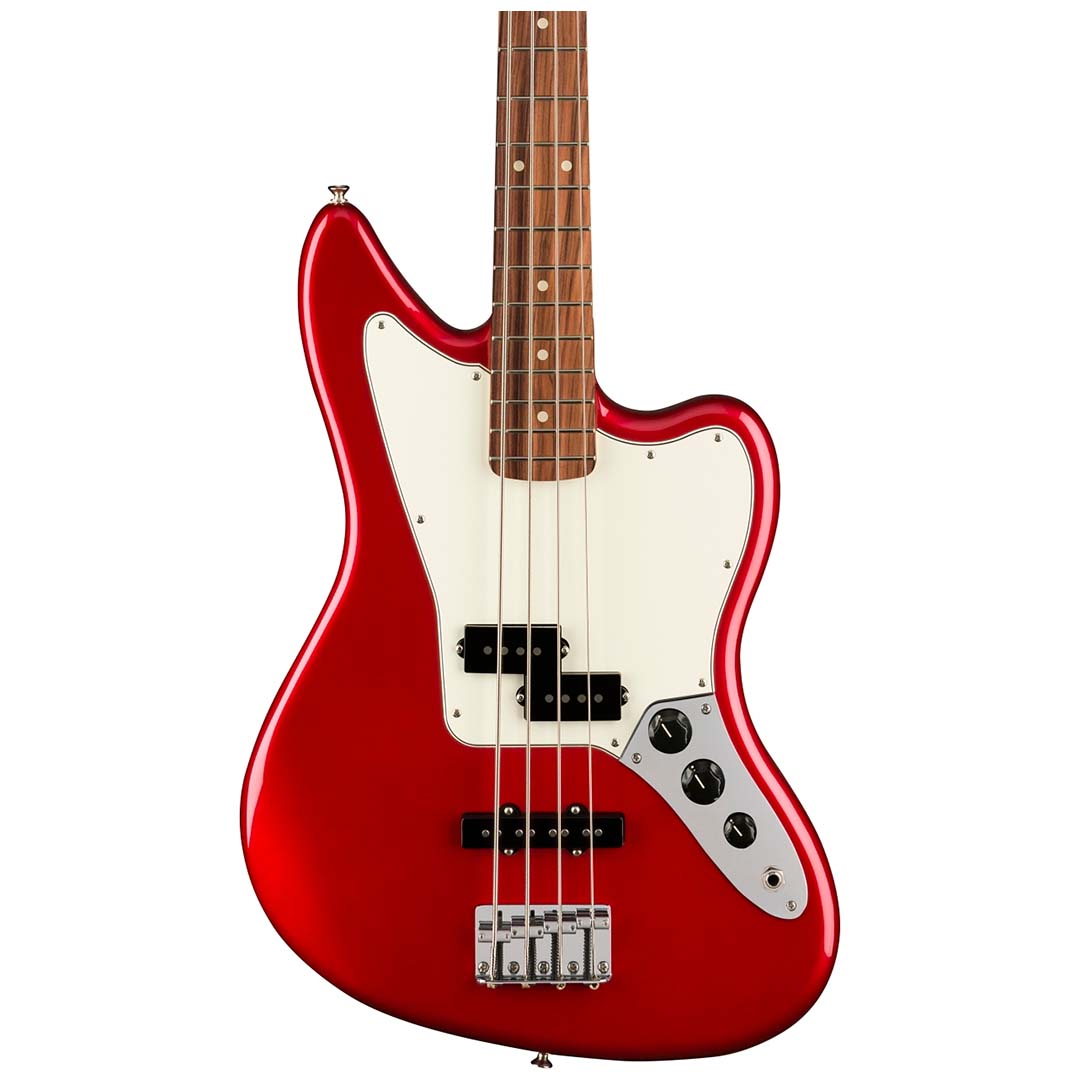 Player Jaguar® Bass, Pau Ferro Fingerboard, Candy Apple Red
