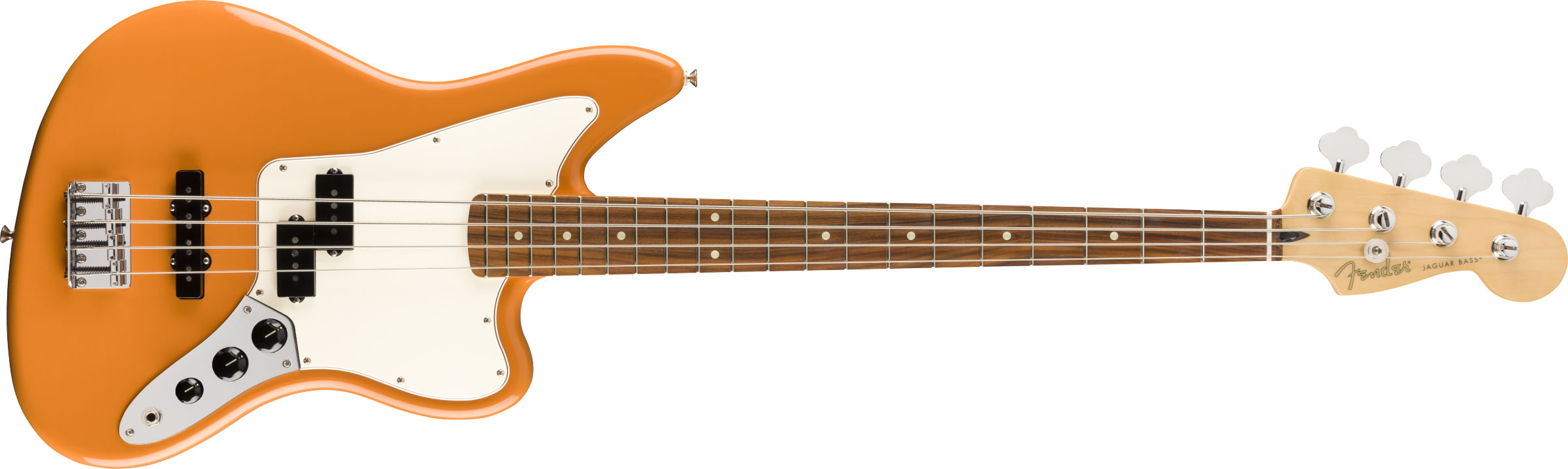 Player Jaguar® Bass, Pau Ferro Fingerboard, Capri Orange - Image 2