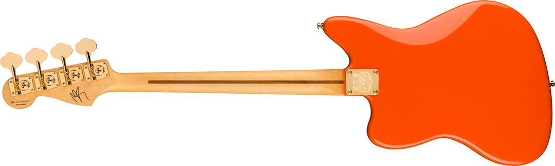 Limited Edition Mike Kerr Jaguar® Bass, Rosewood Fingerboard, Tiger's Blood Orange - Image 3