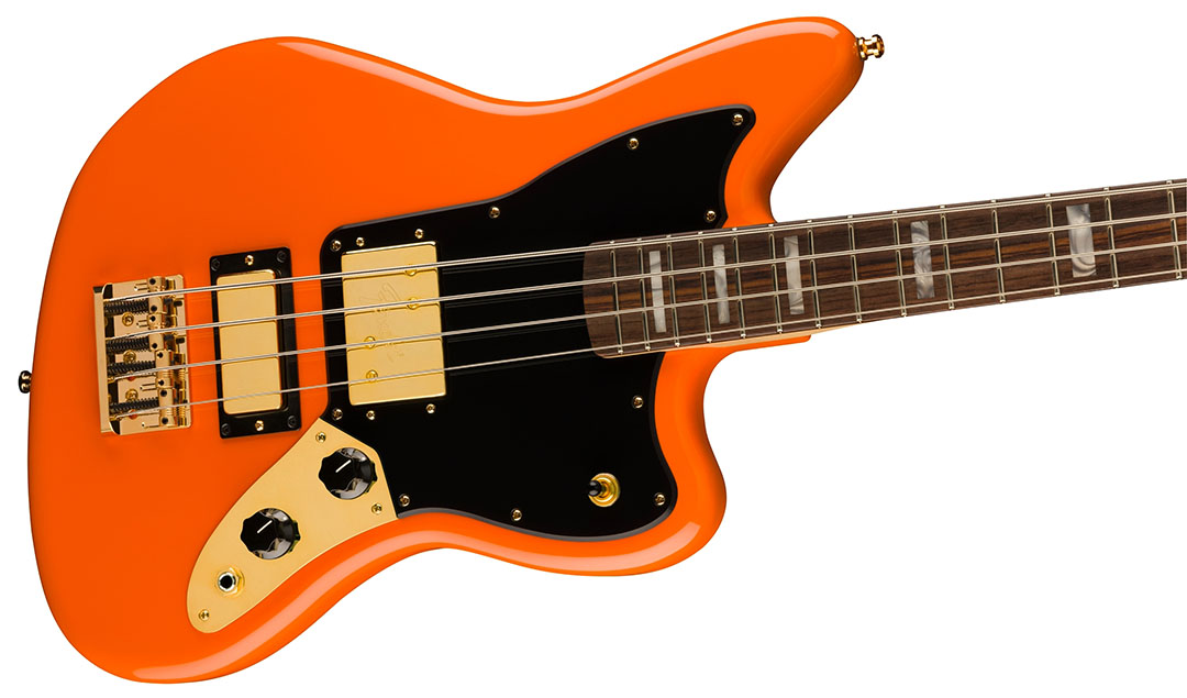 Limited Edition Mike Kerr Jaguar® Bass, Rosewood Fingerboard, Tiger's Blood Orange - Image 5