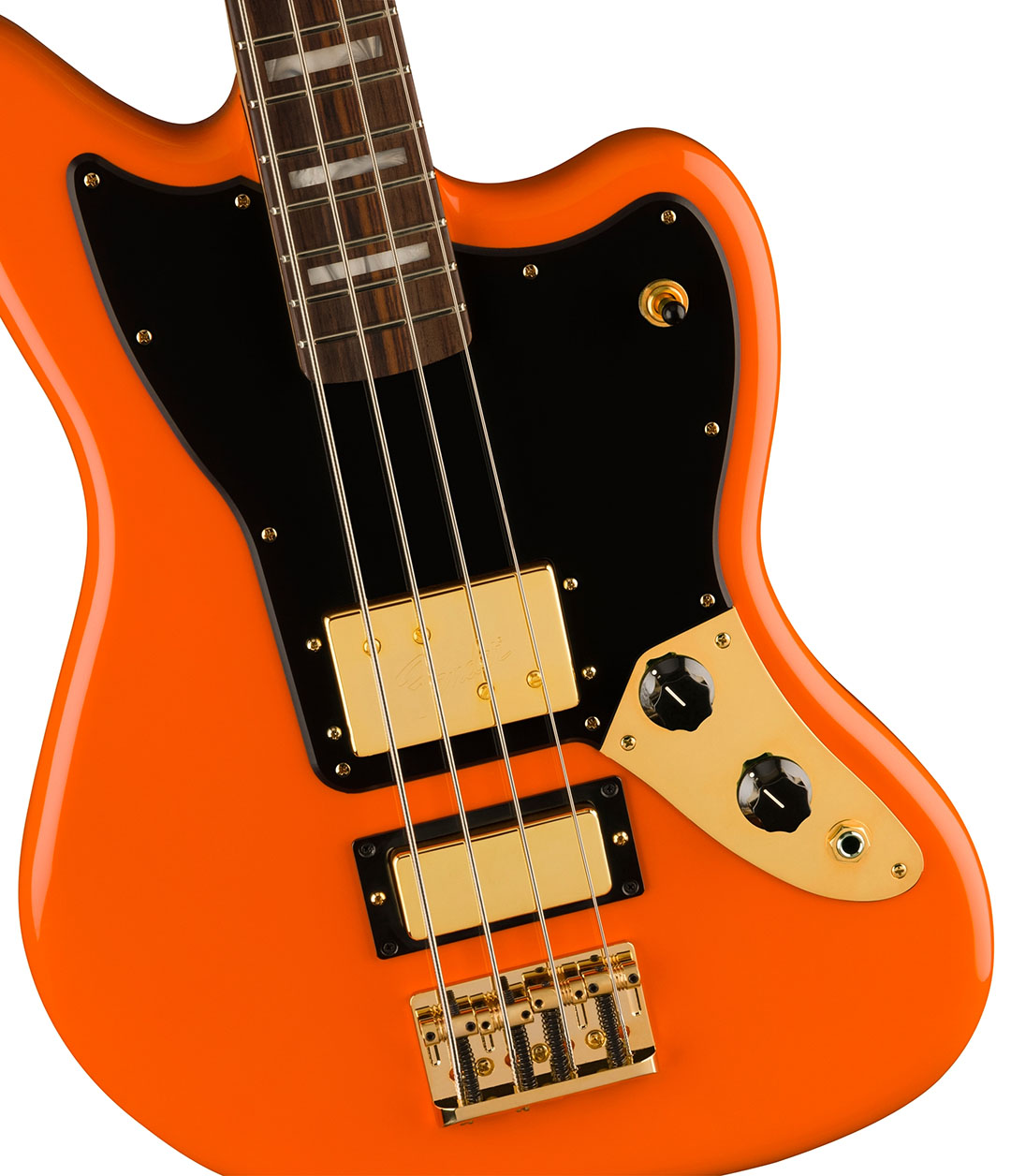 Limited Edition Mike Kerr Jaguar® Bass, Rosewood Fingerboard, Tiger's Blood Orange - Image 4