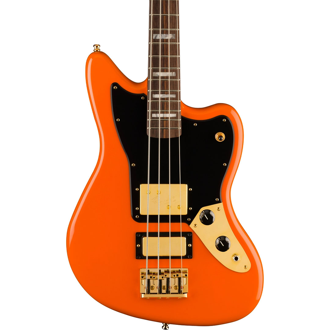 Limited Edition Mike Kerr Jaguar® Bass, Rosewood Fingerboard, Tiger's Blood Orange - Image 2