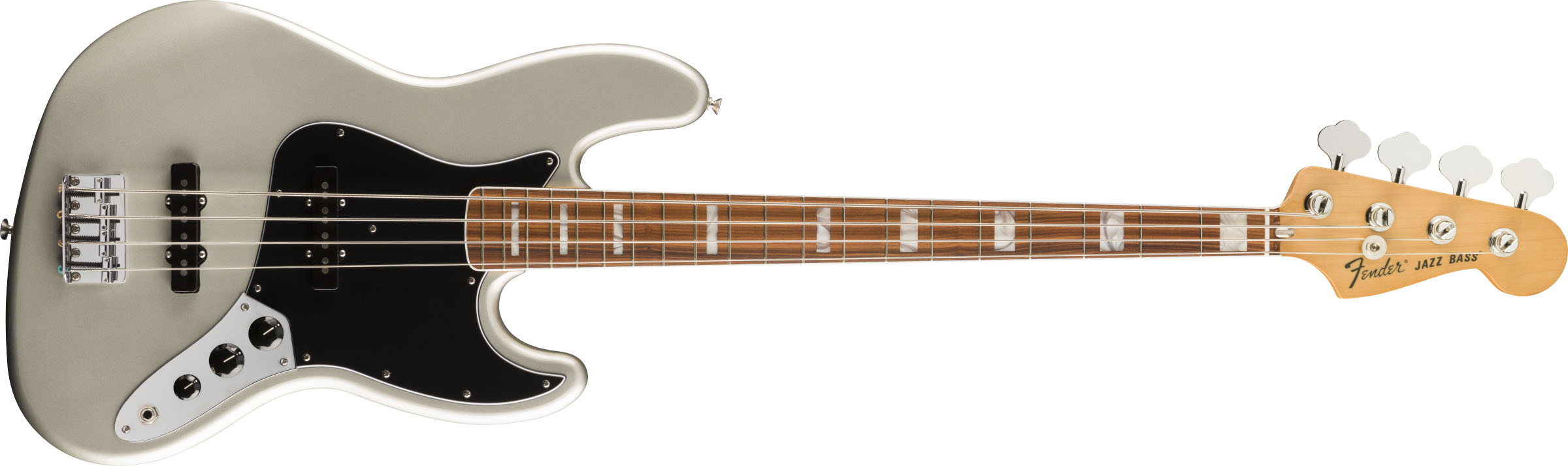Vintera® '70s Jazz Bass®, Pau Ferro Fingerboard, Inca Silver - Image 2