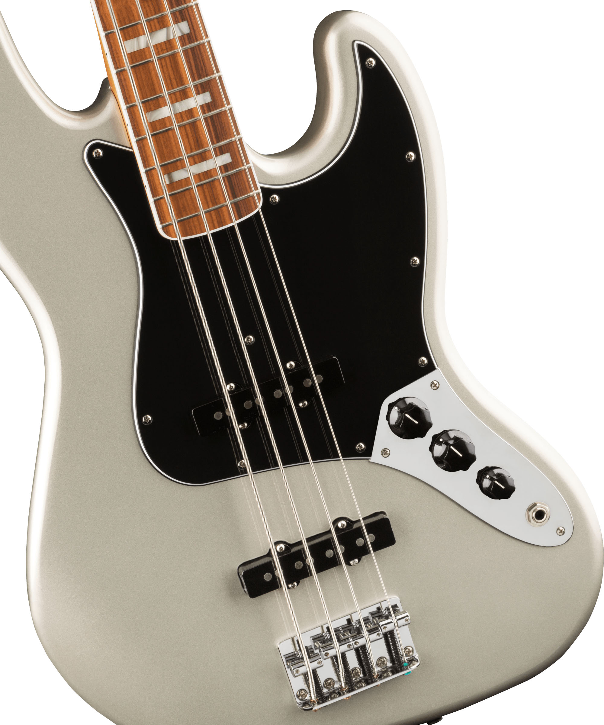 Vintera® '70s Jazz Bass®, Pau Ferro Fingerboard, Inca Silver - Image 4