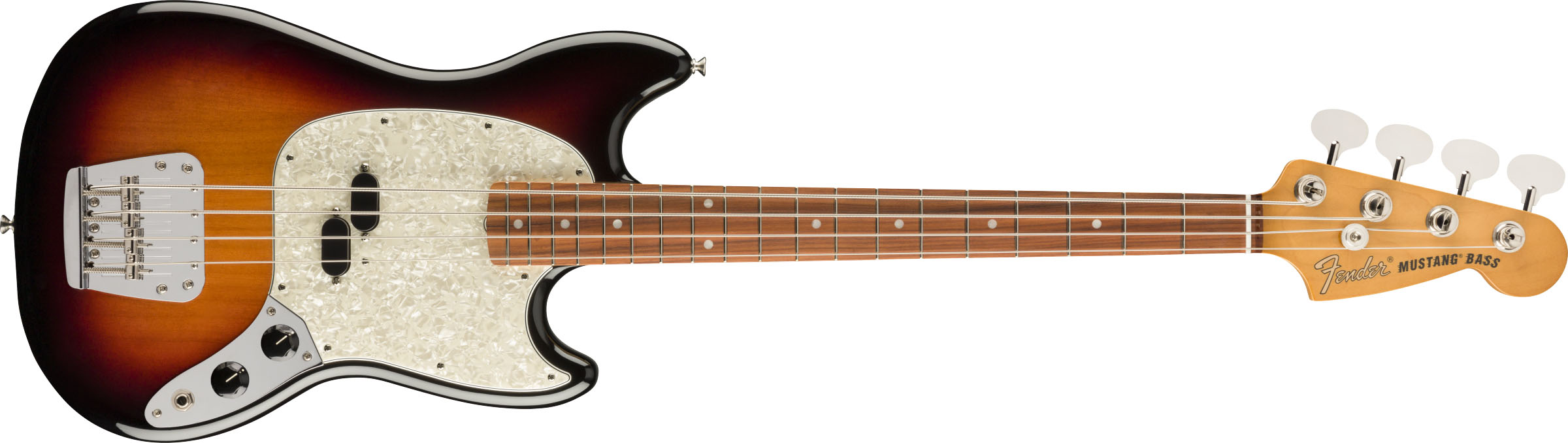 Vintera® '60s Mustang Bass®, Pau Ferro Fingerboard, 3-Color Sunburst - Image 2