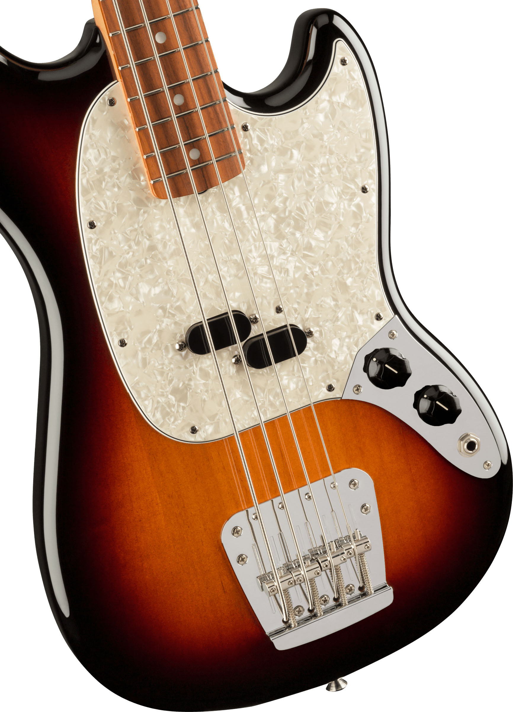 Vintera® '60s Mustang Bass®, Pau Ferro Fingerboard, 3-Color Sunburst - Image 4