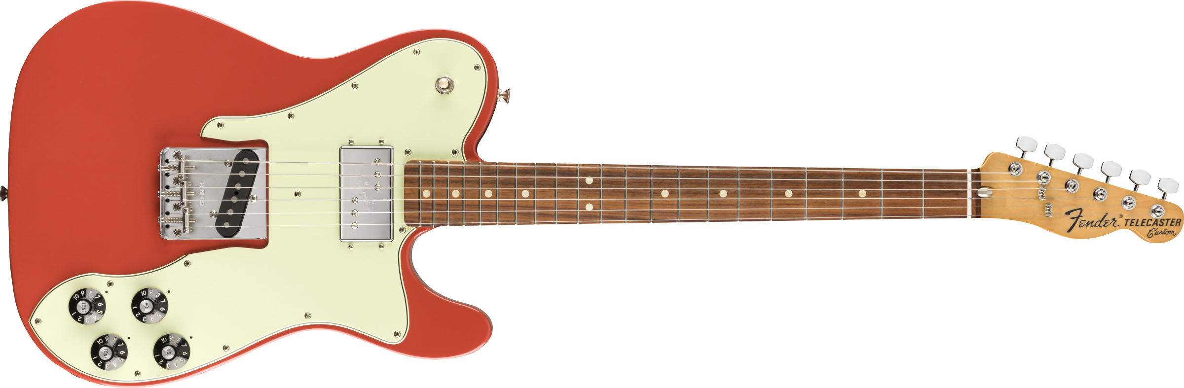 Vintera® '70s Telecaster® Custom, Pau Ferro Fingerboard, Fiesta Red - Image 2