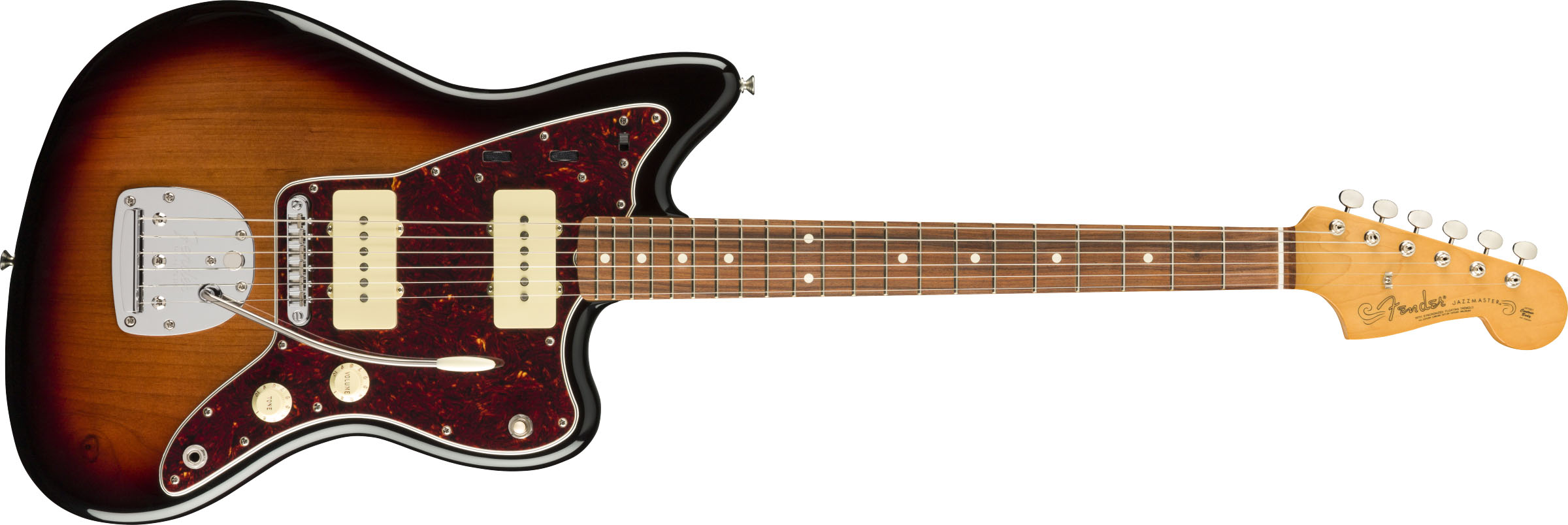 Vintera® '60s Jazzmaster® Modified, Pau Ferro Fingerboard, 3-Color Sunburst - Image 2