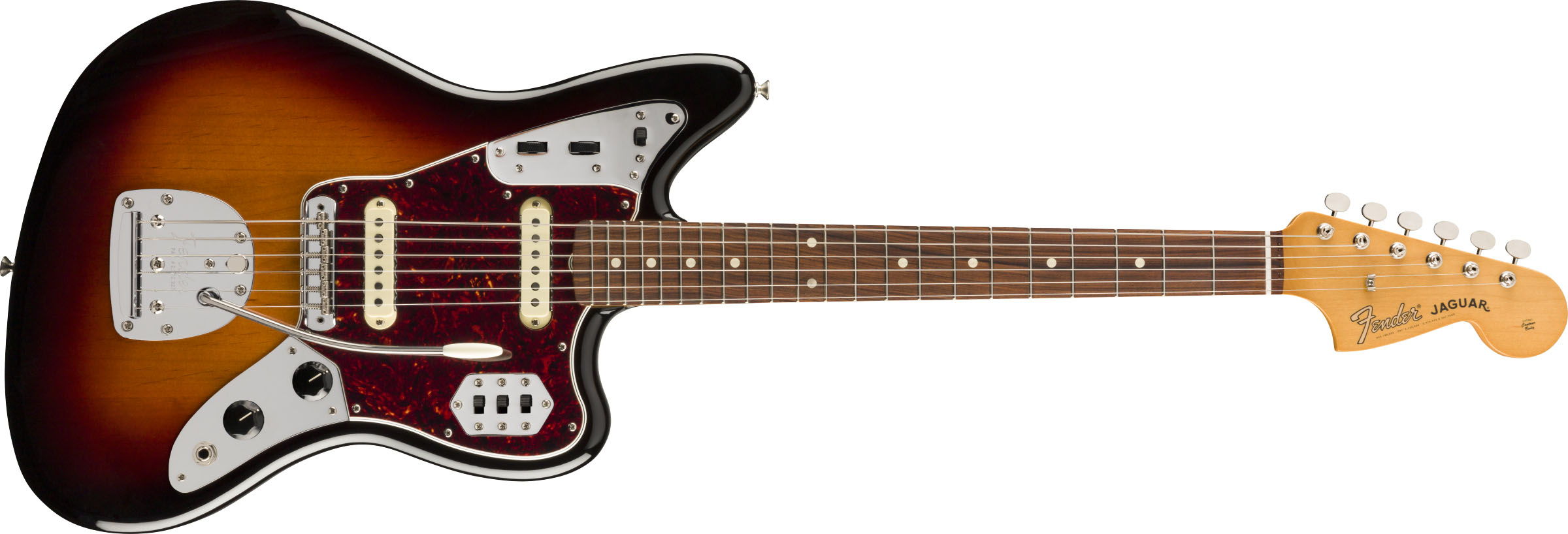 Vintera® '60s Jaguar®, Pau Ferro Fingerboard, 3-Color Sunburst - Image 2