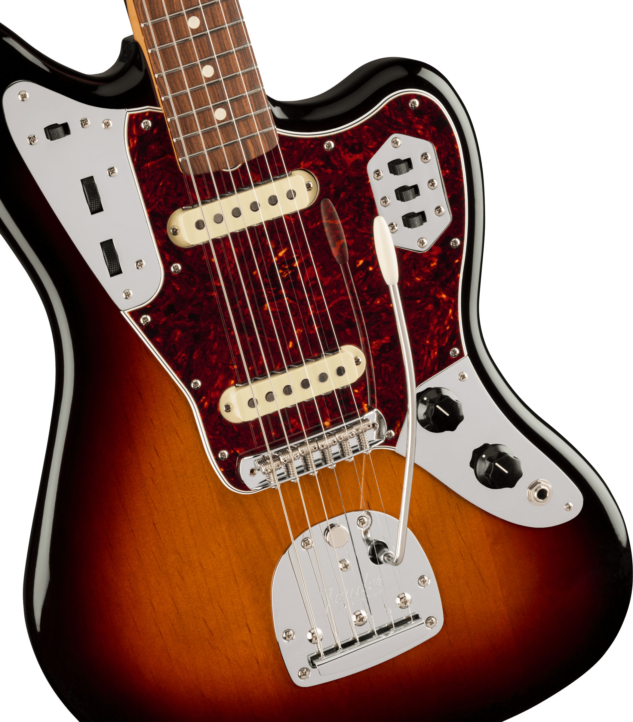 Vintera® '60s Jaguar®, Pau Ferro Fingerboard, 3-Color Sunburst - Image 4