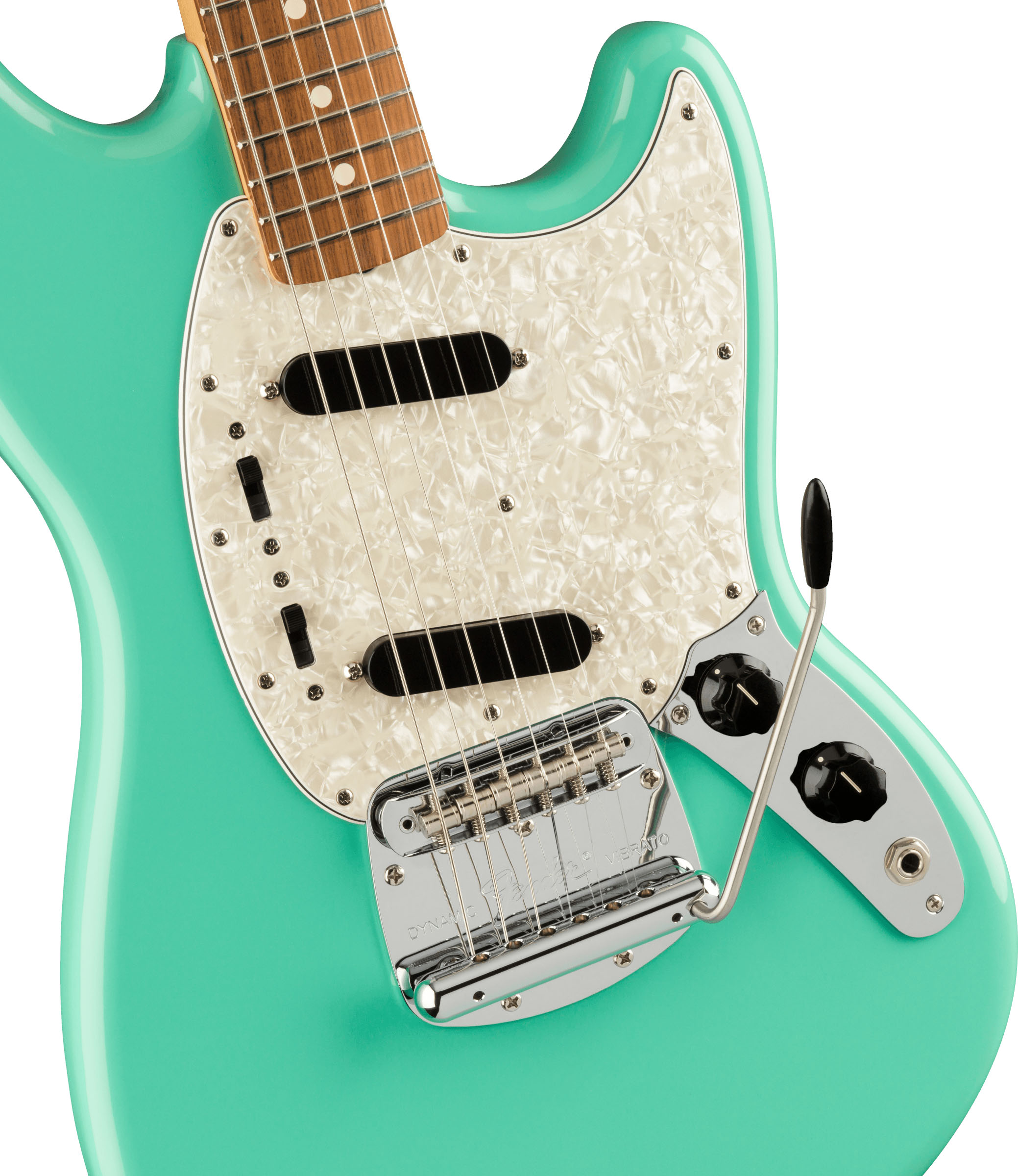 Vintera® '60s Mustang®, Pau Ferro Fingerboard, Sea Foam Green - Image 4