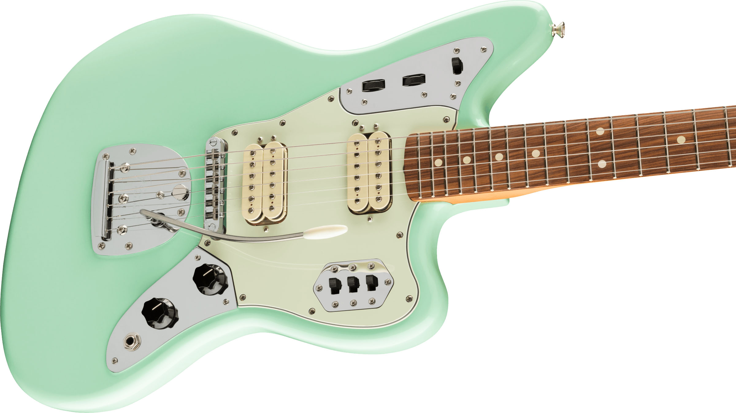 Vintera® '60s Jaguar® Modified HH, Pau Ferro Fingerboard, Surf Green - Image 5