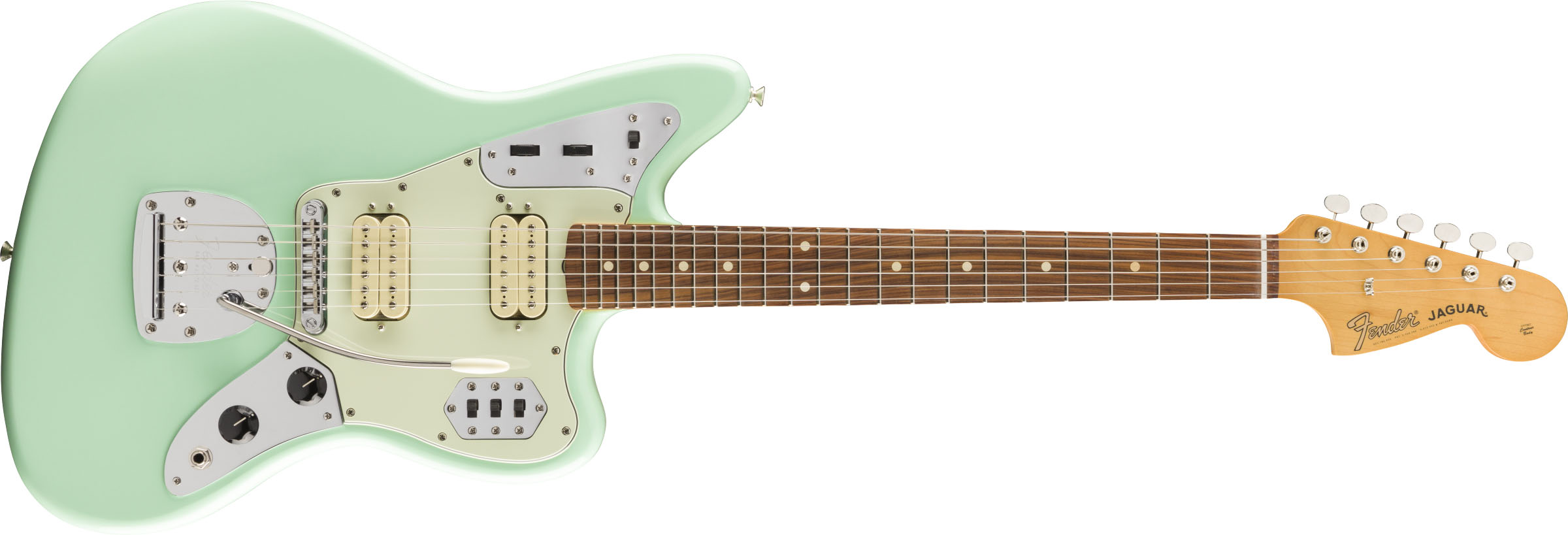 Vintera® '60s Jaguar® Modified HH, Pau Ferro Fingerboard, Surf Green - Image 2
