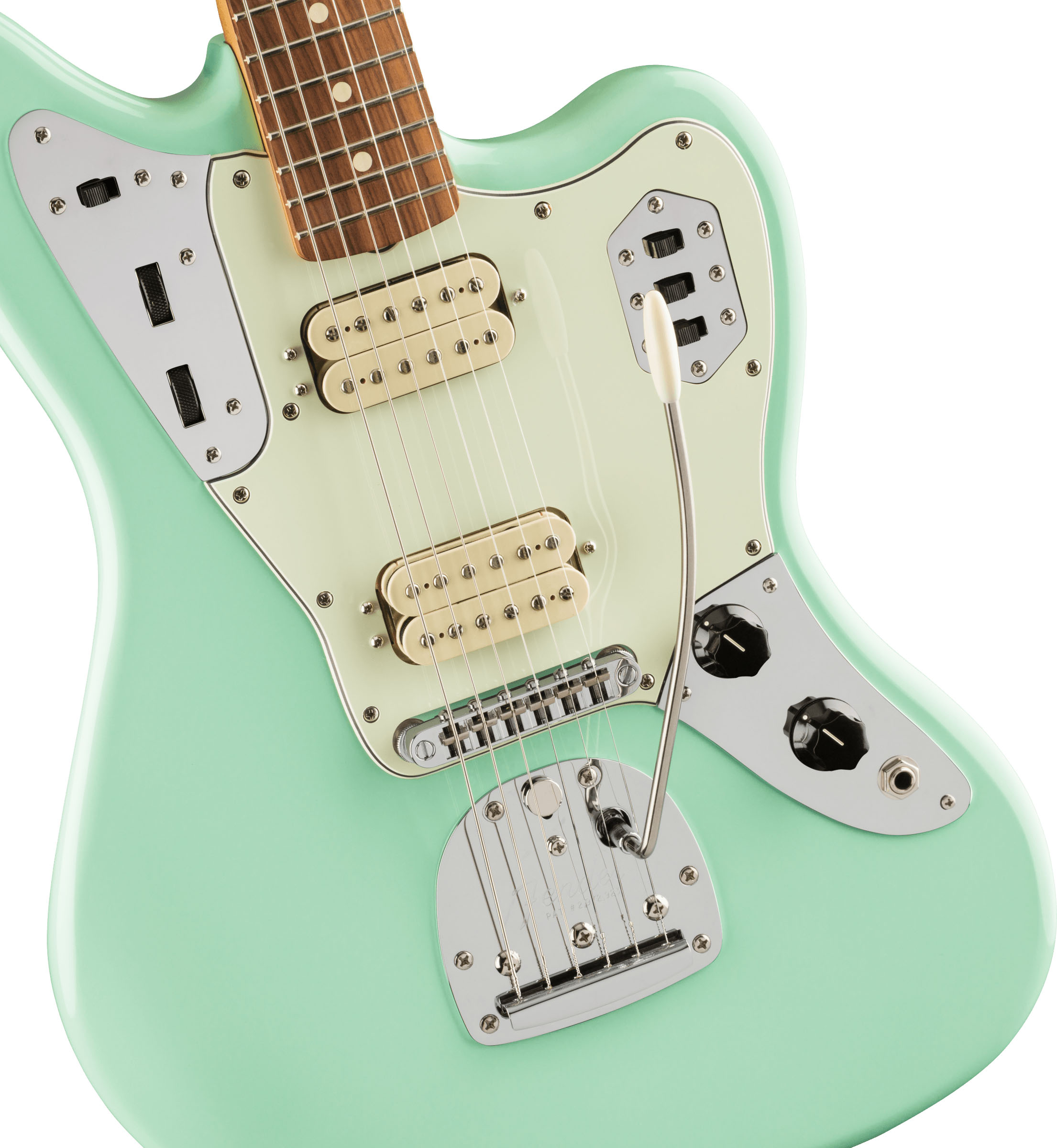 Vintera® '60s Jaguar® Modified HH, Pau Ferro Fingerboard, Surf Green - Image 4