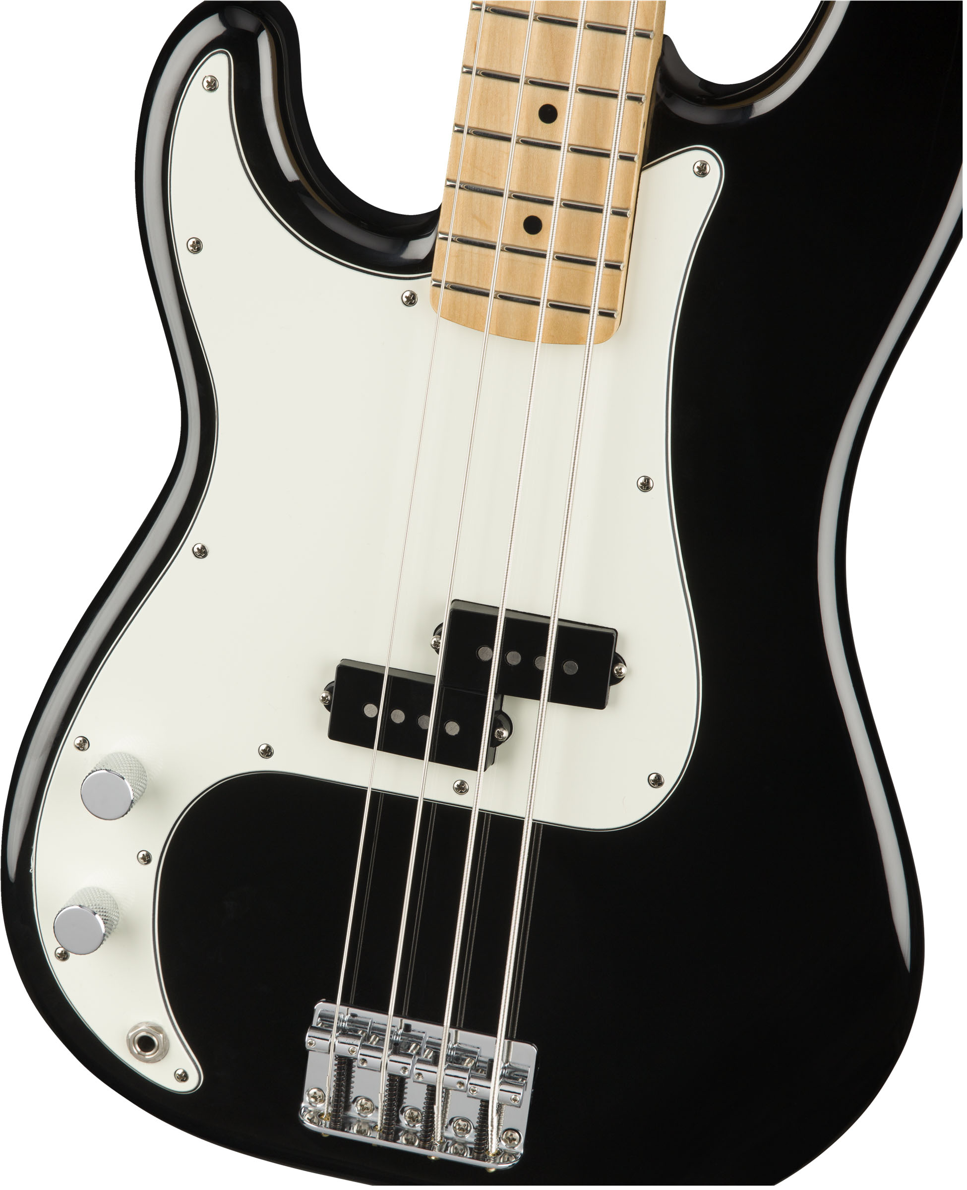 Player Precision Bass® Left-Handed, Maple Fingerboard, Black - Image 4