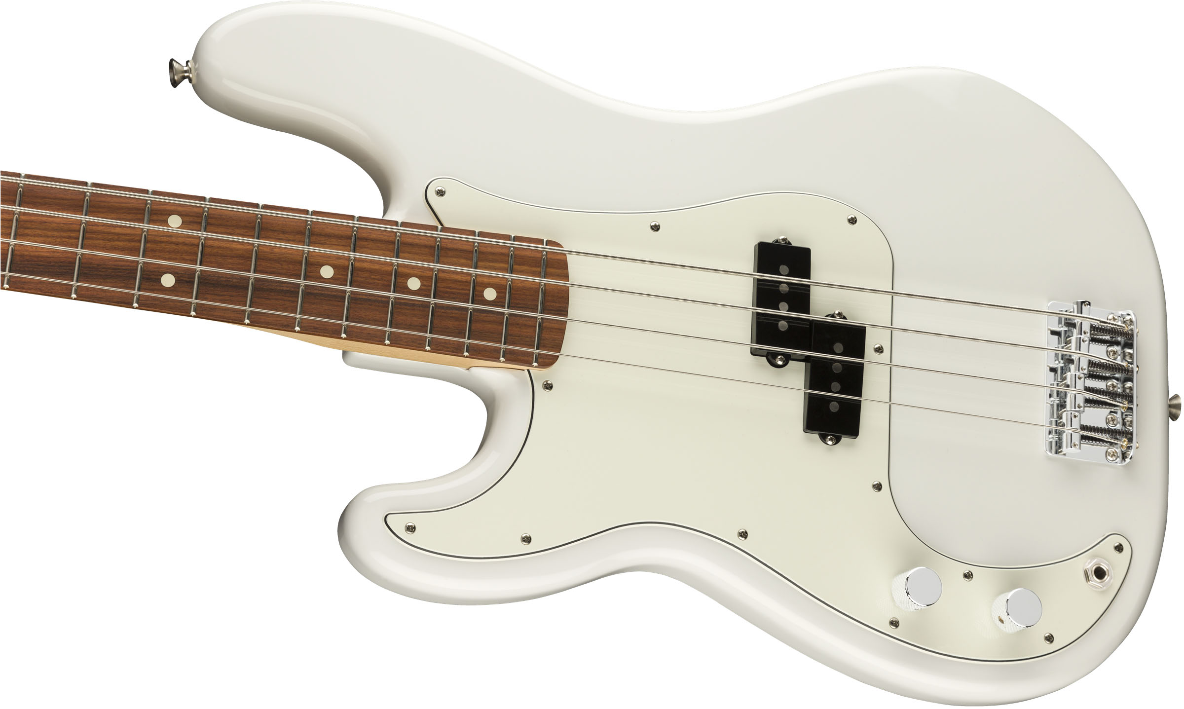 Player Precision Bass® Left-Handed, Pau Ferro Fingerboard, Polar White - Image 5