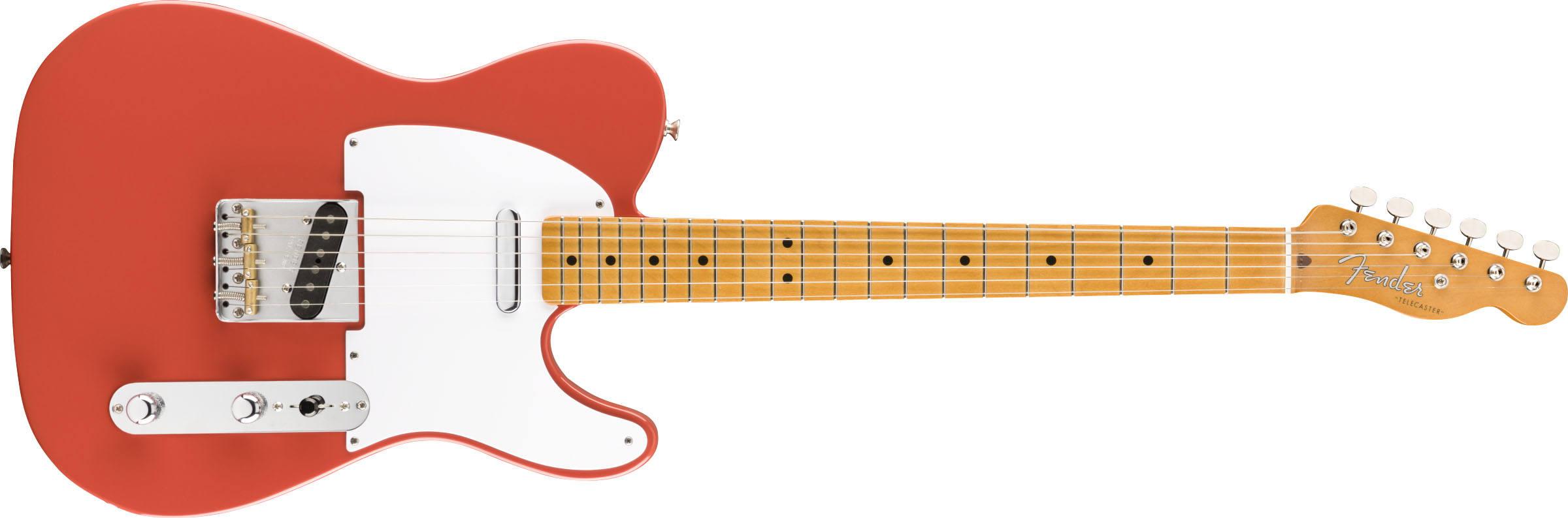 Vintera® '50s Telecaster®, Maple Fingerboard, Fiesta Red - Image 2