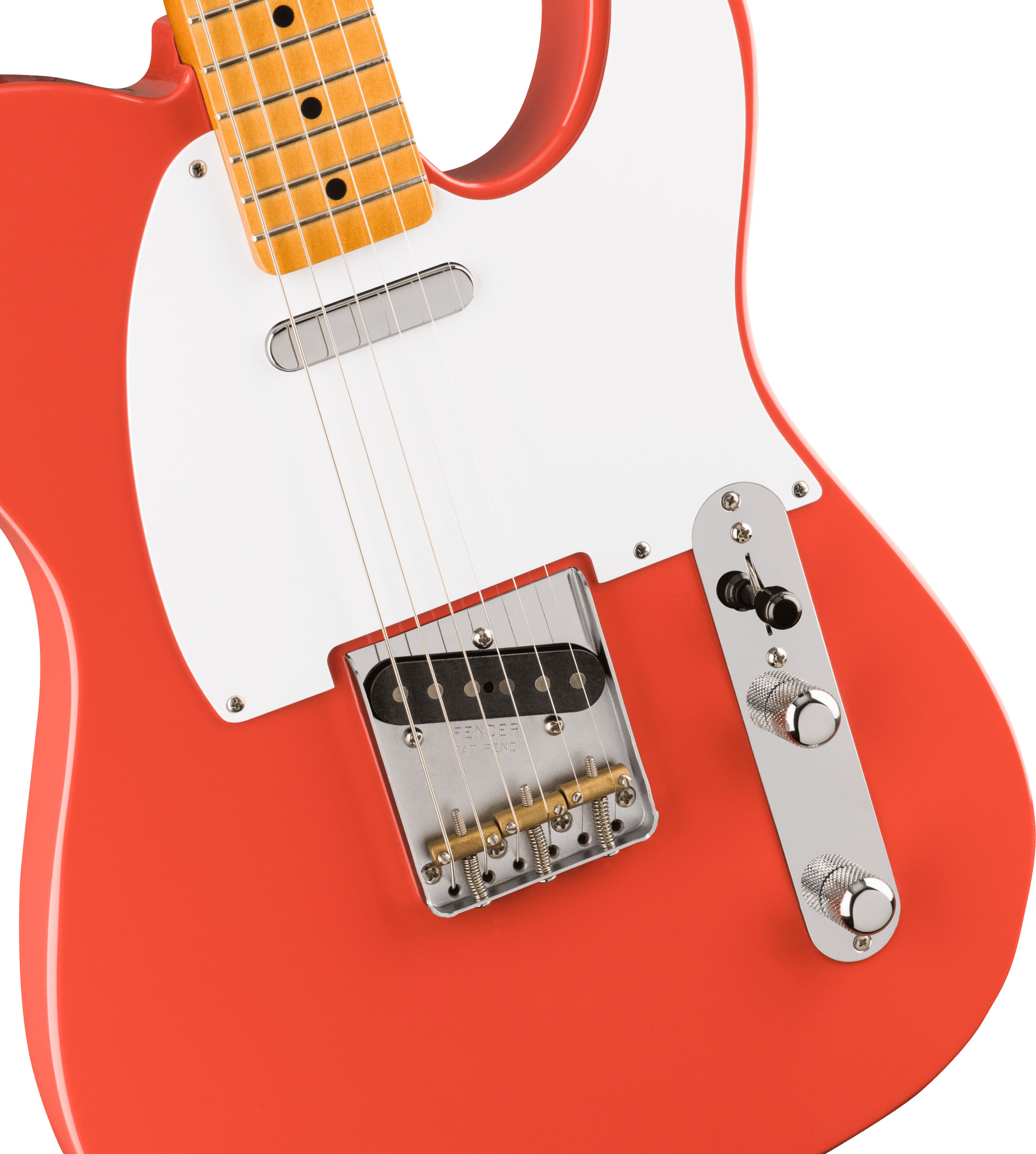 Vintera® '50s Telecaster®, Maple Fingerboard, Fiesta Red - Image 4