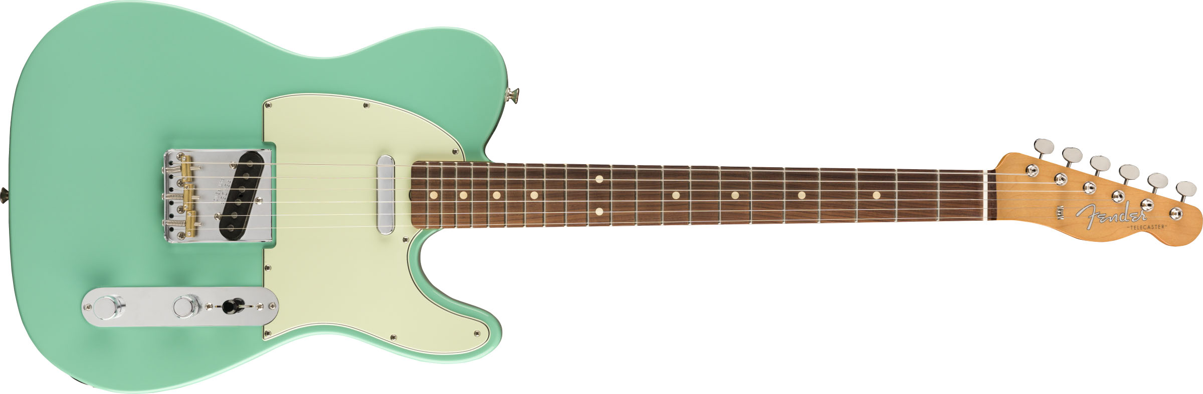 Vintera® '60s Telecaster® Modified, Pau Ferro Fingerboard, Sea Foam Green - Image 2