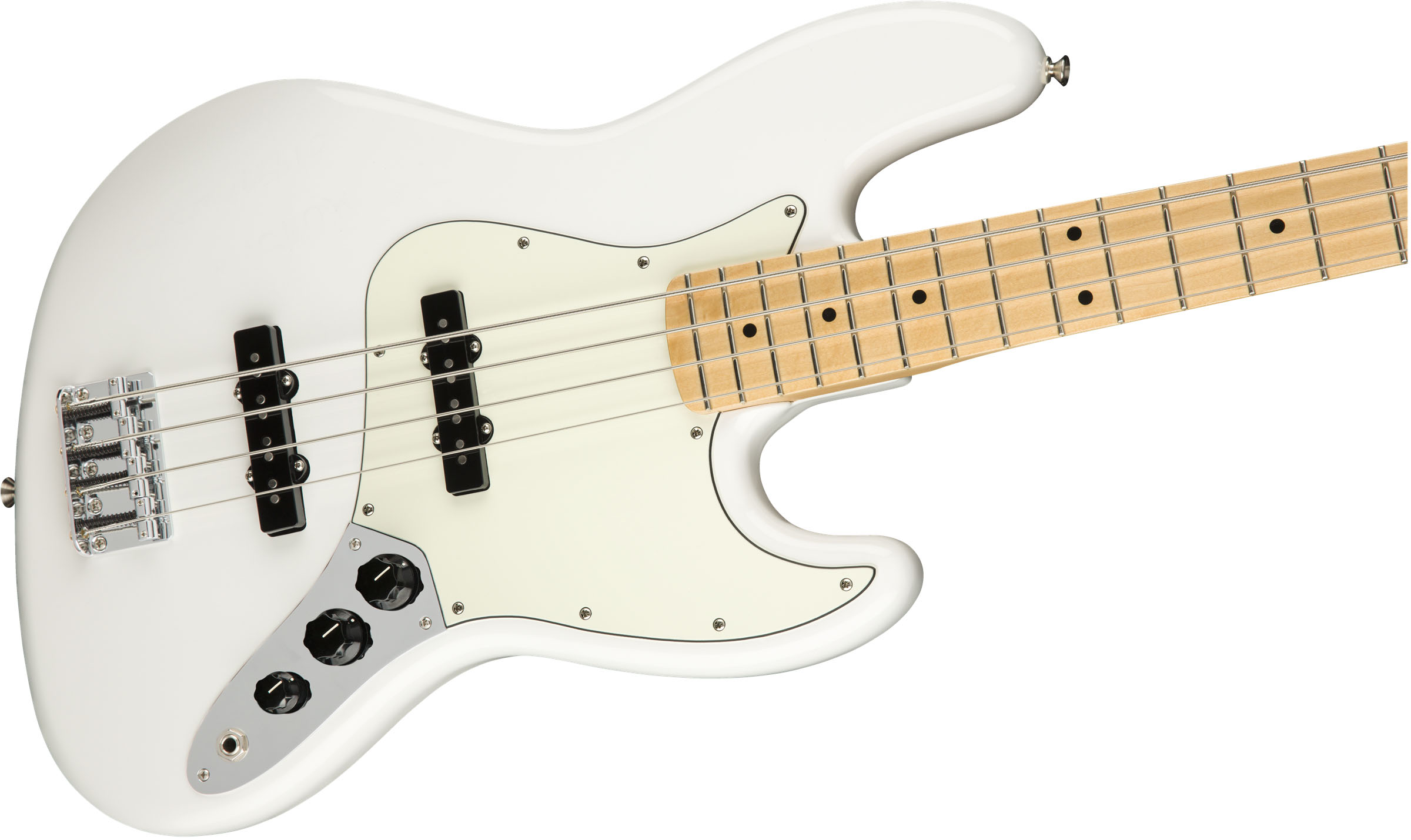Player Jazz Bass®, Maple Fingerboard, Polar White - Image 5