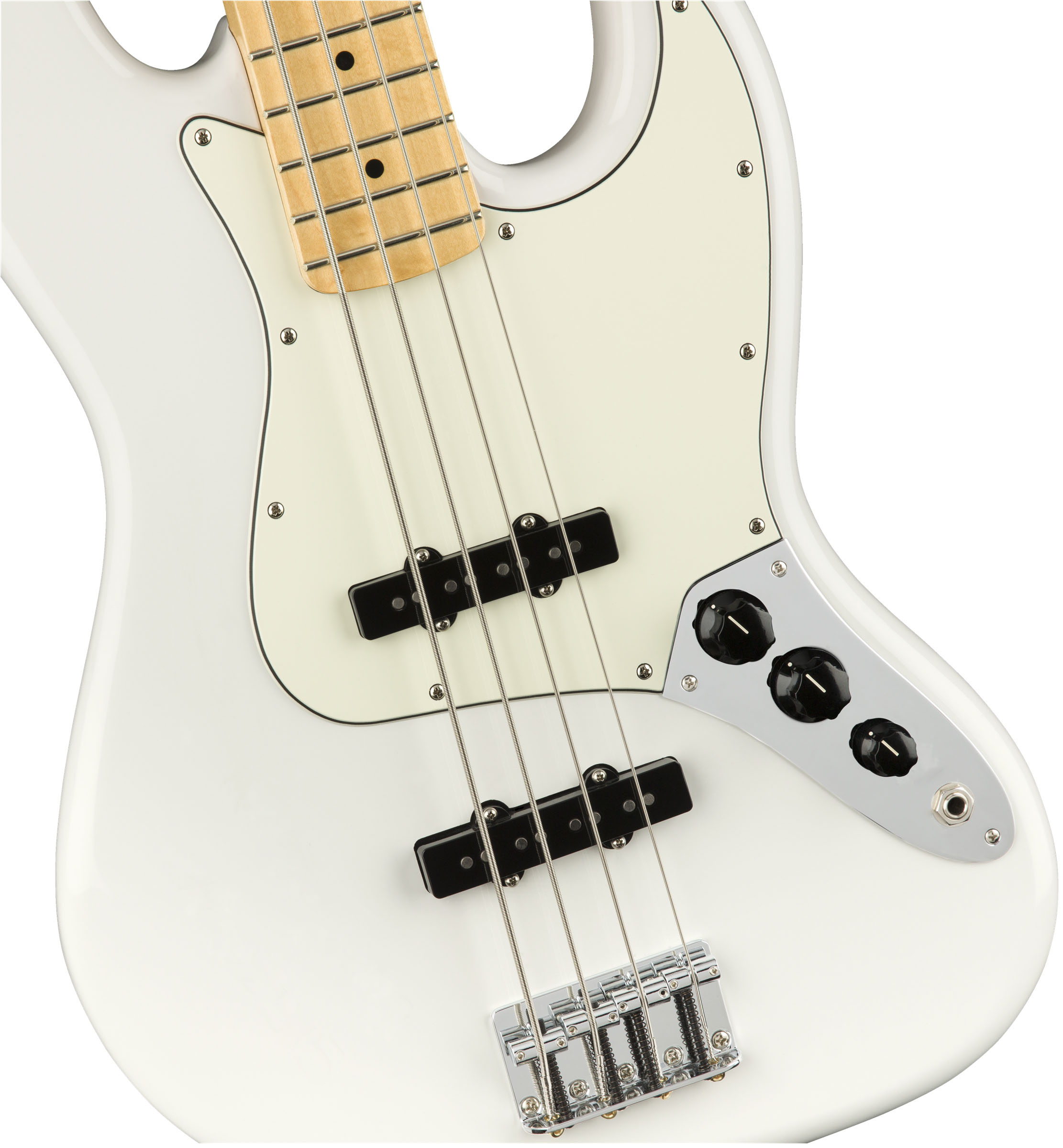 Player Jazz Bass®, Maple Fingerboard, Polar White - Image 4