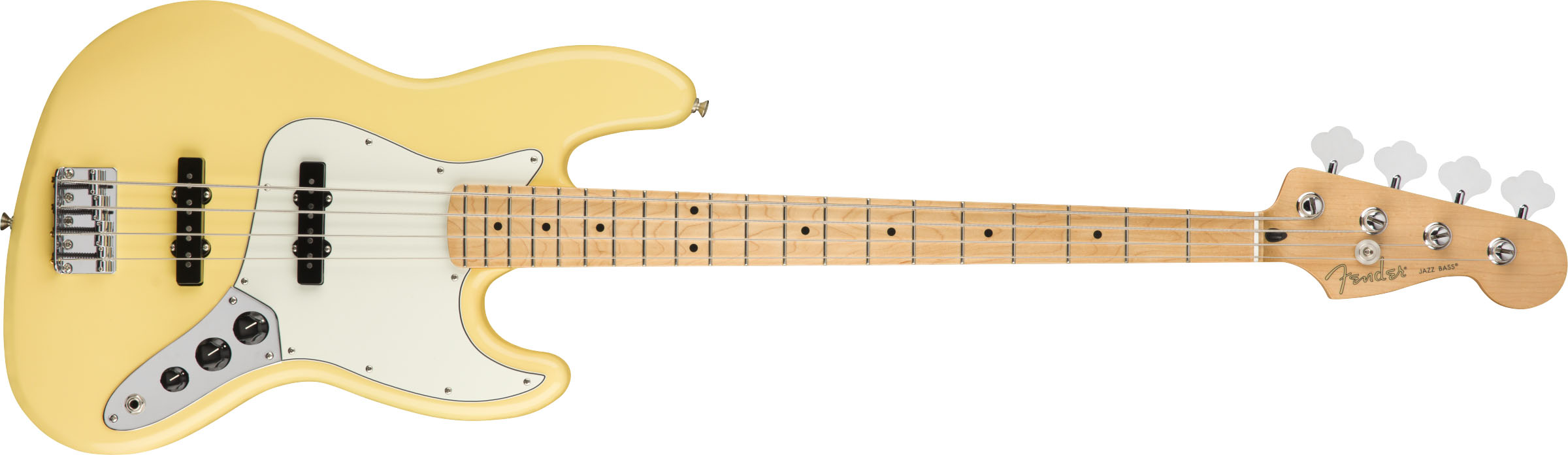 Player Jazz Bass®, Maple Fingerboard, Buttercream - Image 2