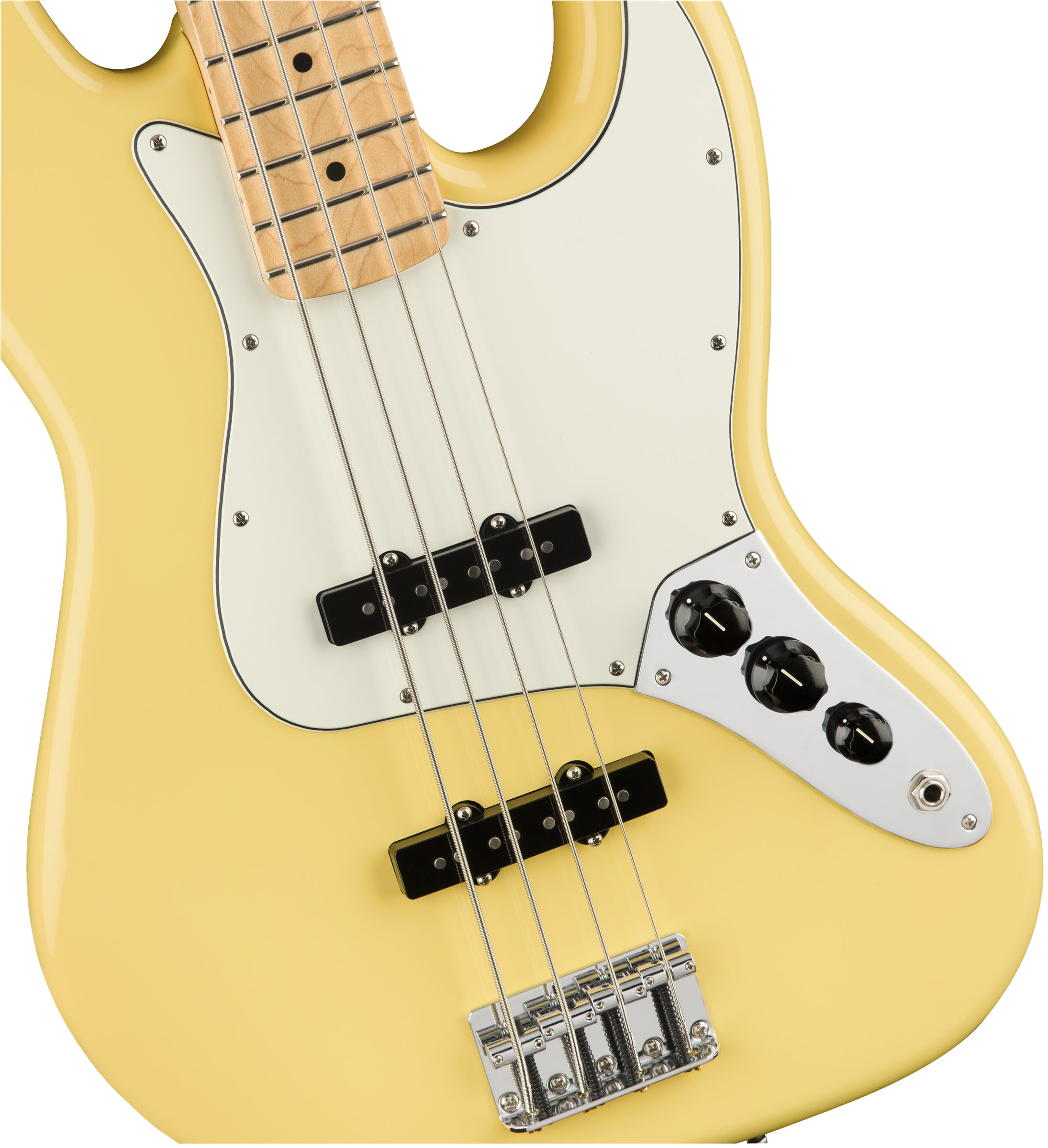Player Jazz Bass®, Maple Fingerboard, Buttercream - Image 4